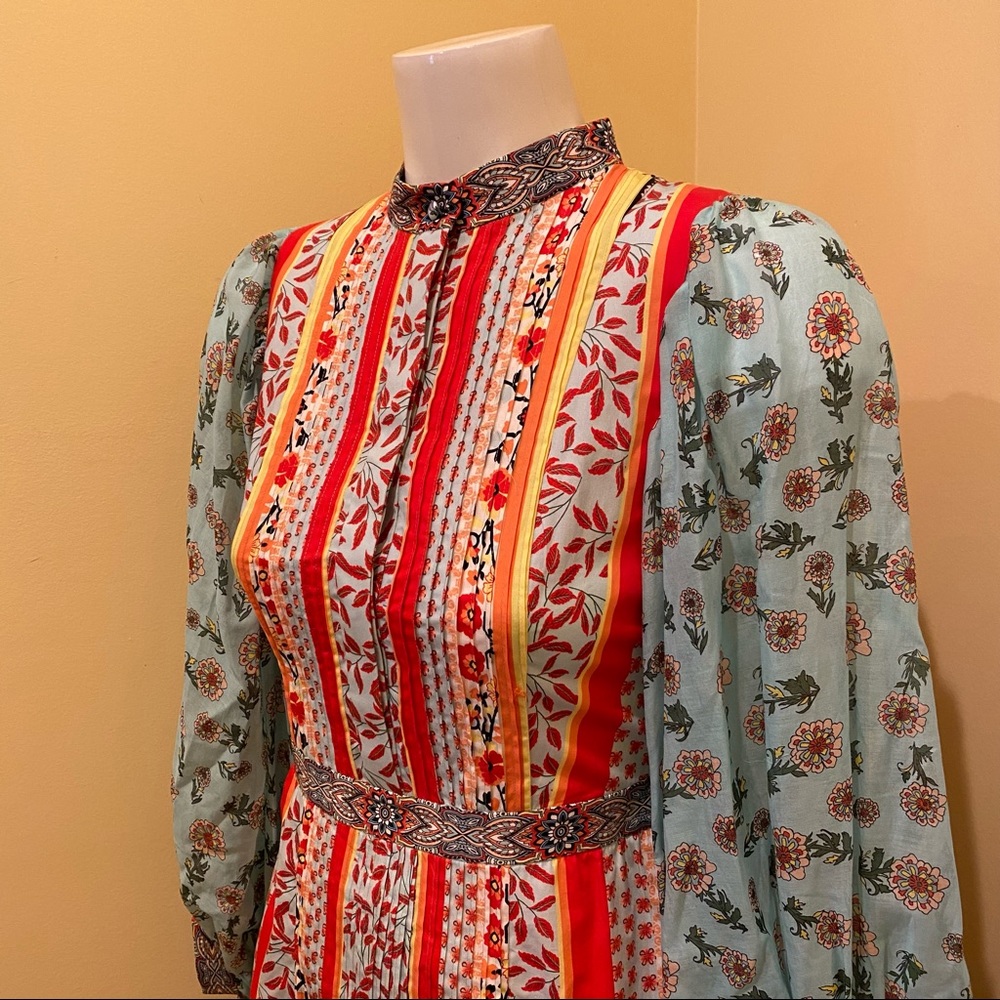 🎀SOLD🎀Alice Olivia Raya Paloma Floral Puff Sleeve Dress - Picture 10 of 12